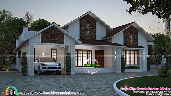 2248 sq-ft 4 bedroom house plan in 2 different style 2248 sq-ft 4 bedroom house plan in 2 different style