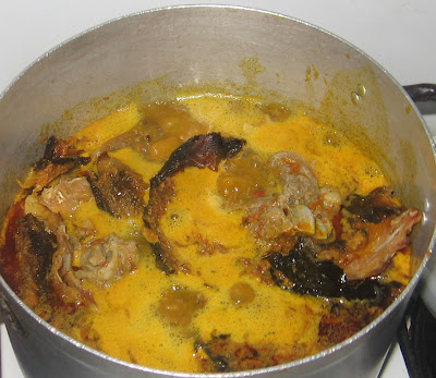 Cooking banga afang soup with step by step pictures 010