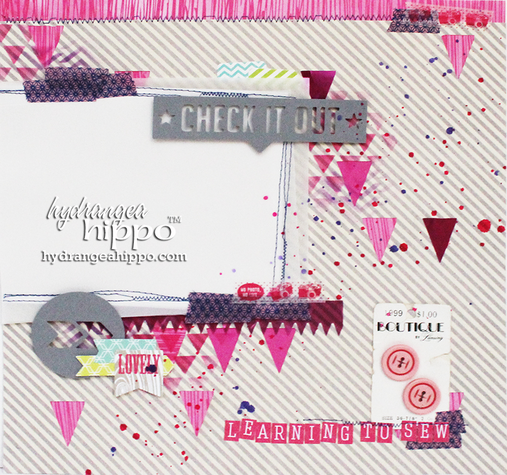 LayoutAWeek The Daily Scrapbook Page Layout 10