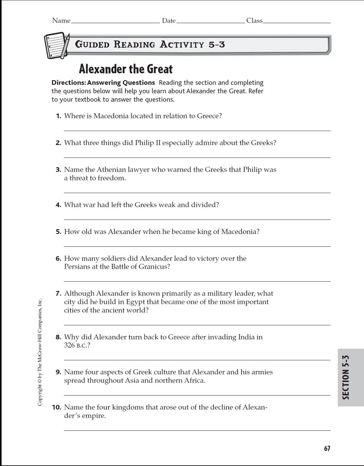 Protestant Reformation Worksheet Answers