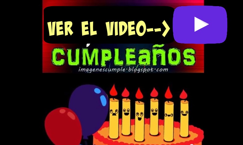 Video con tarjeta de cumpleaños y bellas frases de cumple para felicitar amigos, hijos,  saludos de cumpleaños, imágenes en video