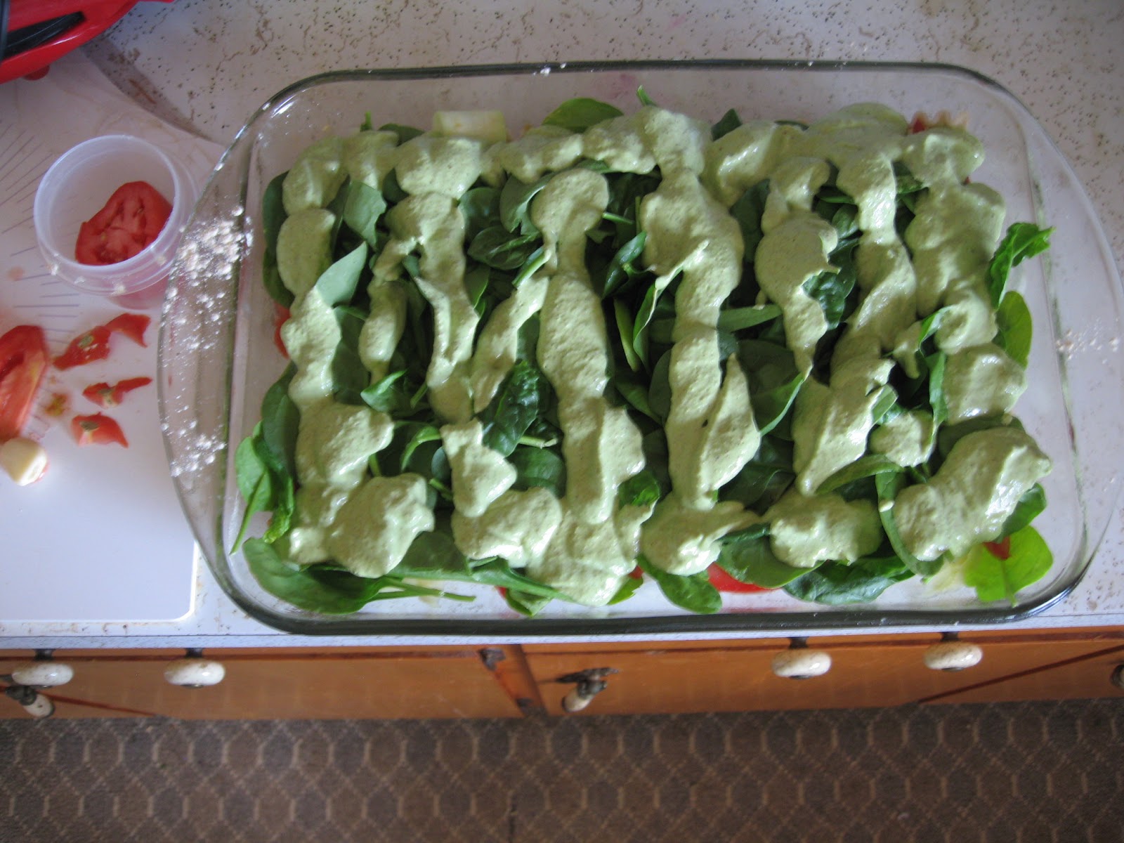 Systemic Candida Zucchini Lasagna