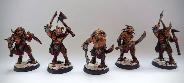 A painting update for Beastmen Gor for Age of Sigmar, Realm of Ghur.
