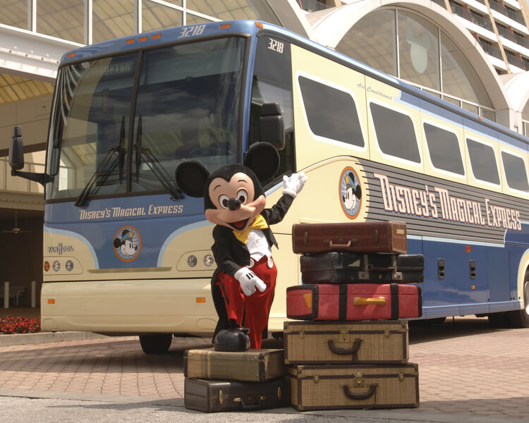 O Disney's Magical Express é excluviso para os hóspedes Disney em Orlando O Disney's Magical Express é excluviso para os hóspedes Disney em Orlando