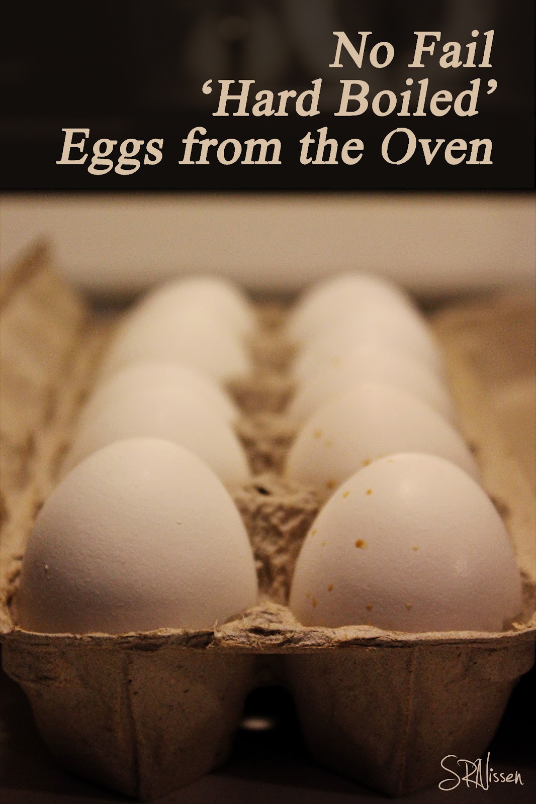 Egg Beaters & Color Crayons No Fail 'Hard Boiled' Eggs from the Oven