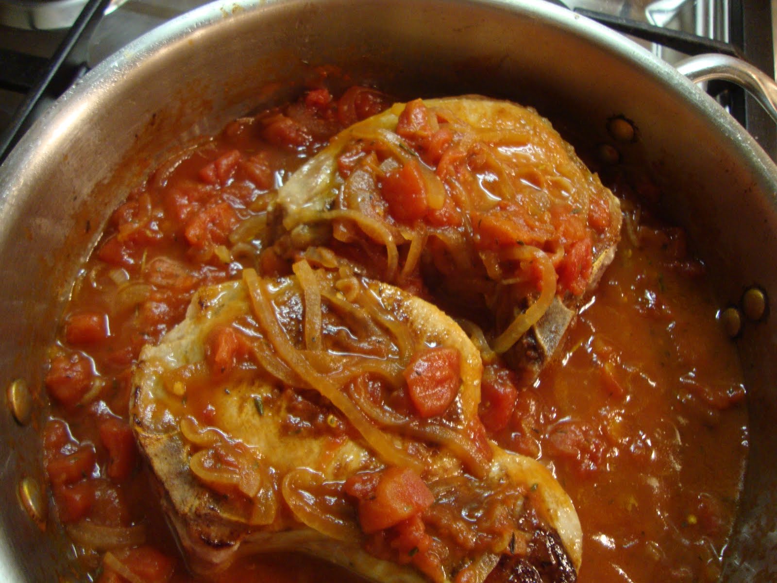 Small Talk: Pork Chops alla Pizzaiola