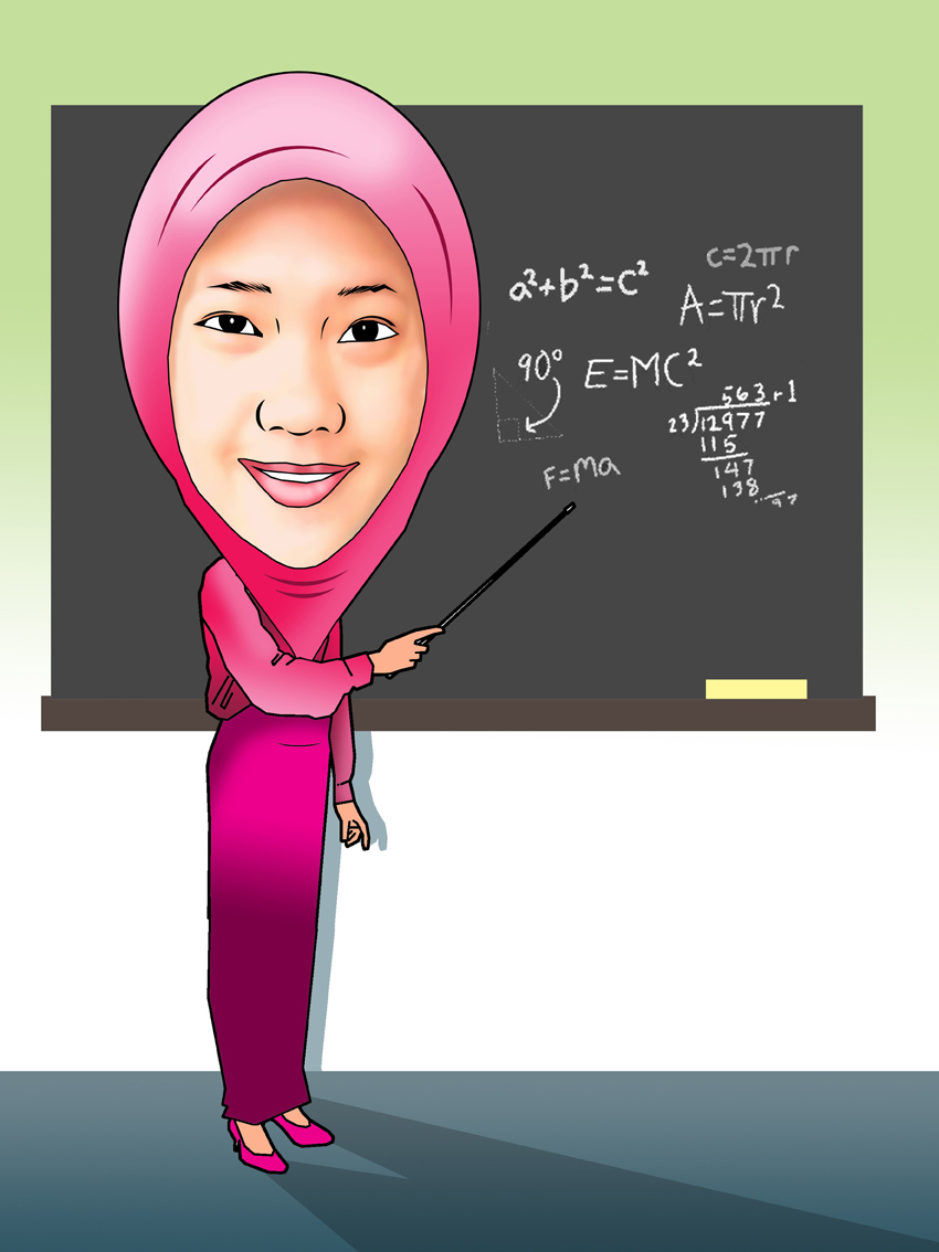 Kumpulan Gambar Karikatur Guru Wanita Puzzze