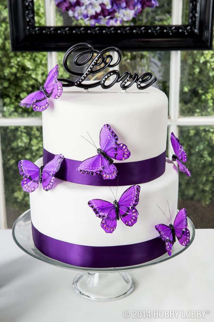 The Purple Wedding Cake Theory Wedding Cakes Fresh Bakery Pastry Palace Las Vegas