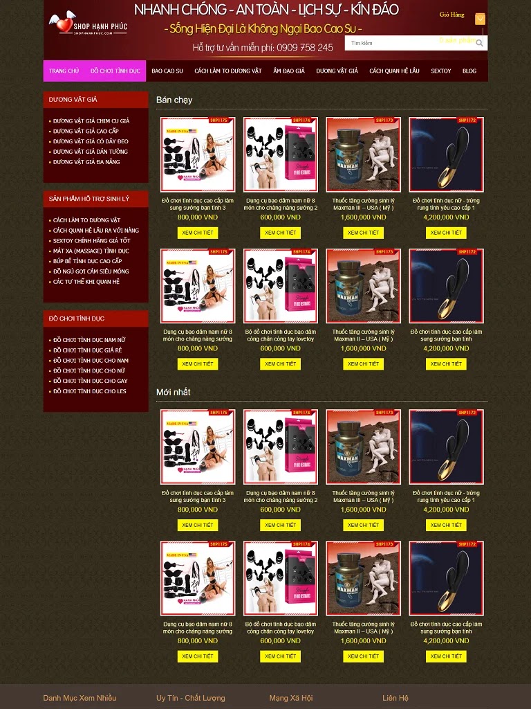 Template blogspot bán hàng shop hạnh phúc