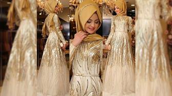 Model Gaun Brokat Mewah Terbaru