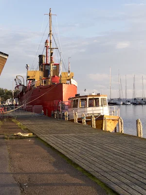 Finland road trip: Boats in Tervasaari in Hamina Finland