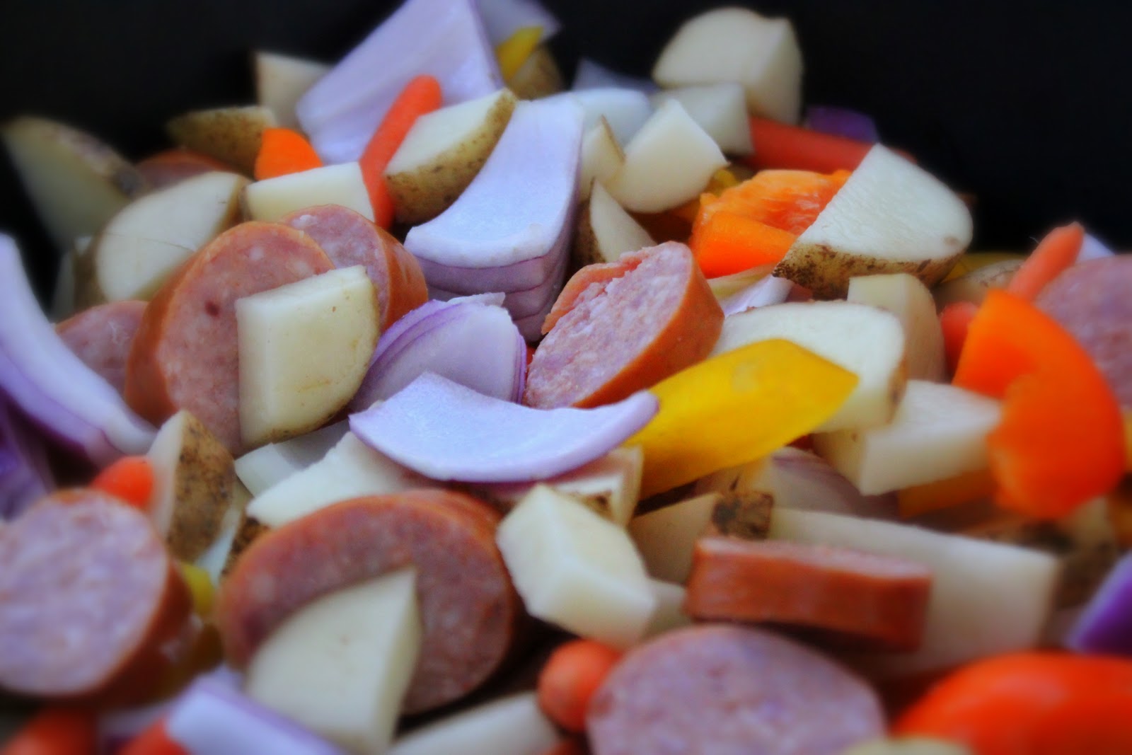 Matt and Erin's Dutch Oven Experiments A One Pot Meal Kielbasa and