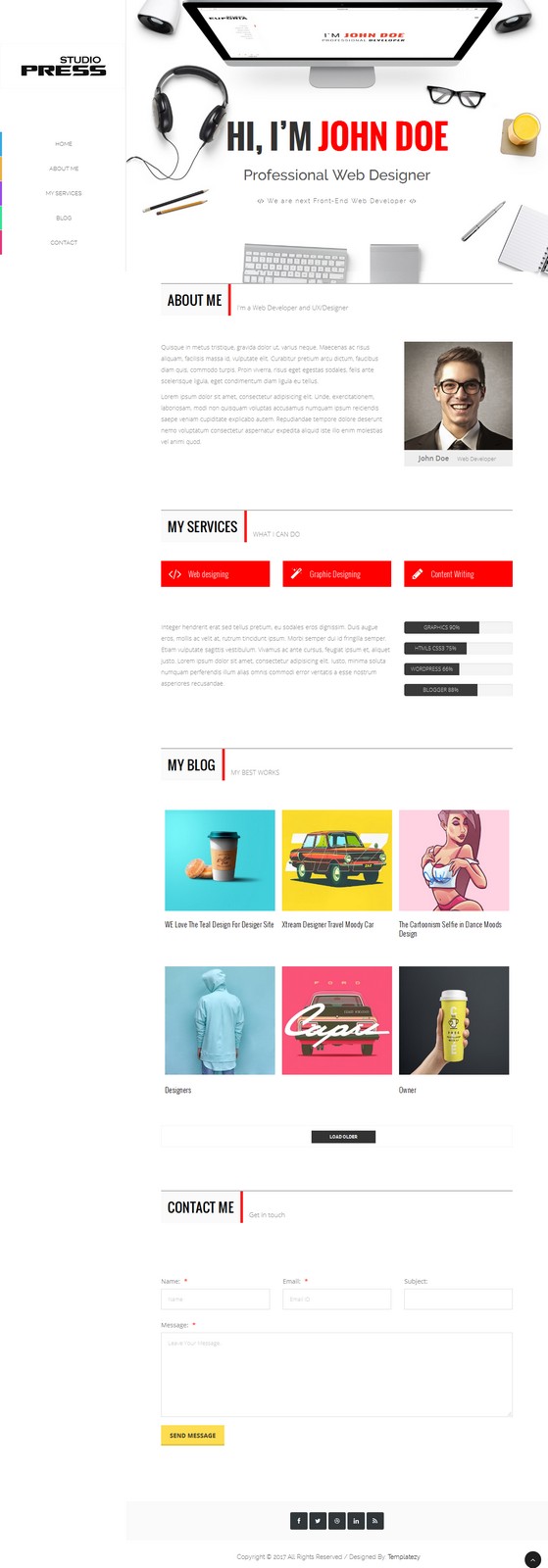 Authority Blogger Template