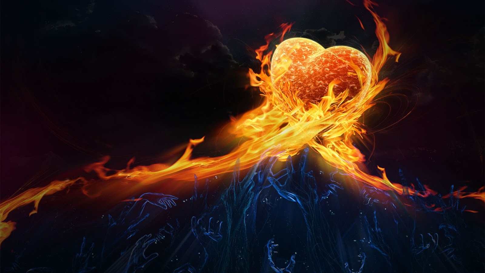Tải hình nền trái tim tình yêu 3D đẹp nhất hiện nay