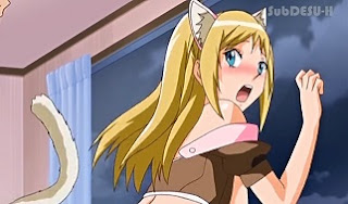 she changes into a cat
