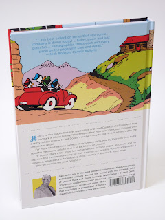 back side of Christmas on Bear Mountain showing Donald Duck and nephews in a red car