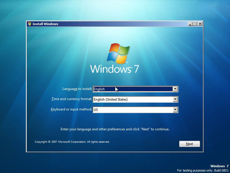 download and install windows 7