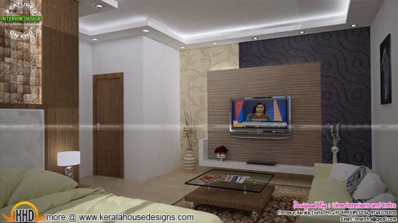 TV unit design of bedroom