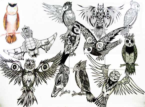 Villa Belajar Seni: TEHNIK MENGGAMBAR STILASI