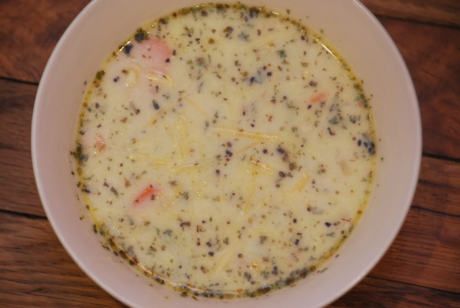 My story in recipes: Creamy Chicken Soup