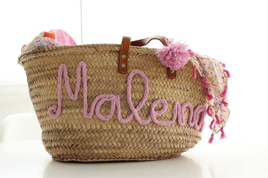 tutorial nombre en capazo con tricotin