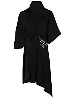Đầm Balenciaga Women"s 492257Txk231310 Black Cotton Dress 123aas