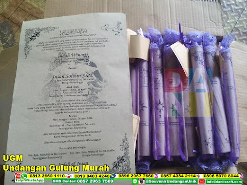 jual Undangan Gulung Murah