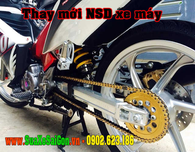 Tại sao Sên mòn lại phải thay nguyên bộ Nhông Sên Dĩa - NSD mới Tại sao Sên mòn lại phải thay nguyên bộ Nhông Sên Dĩa - NSD mới