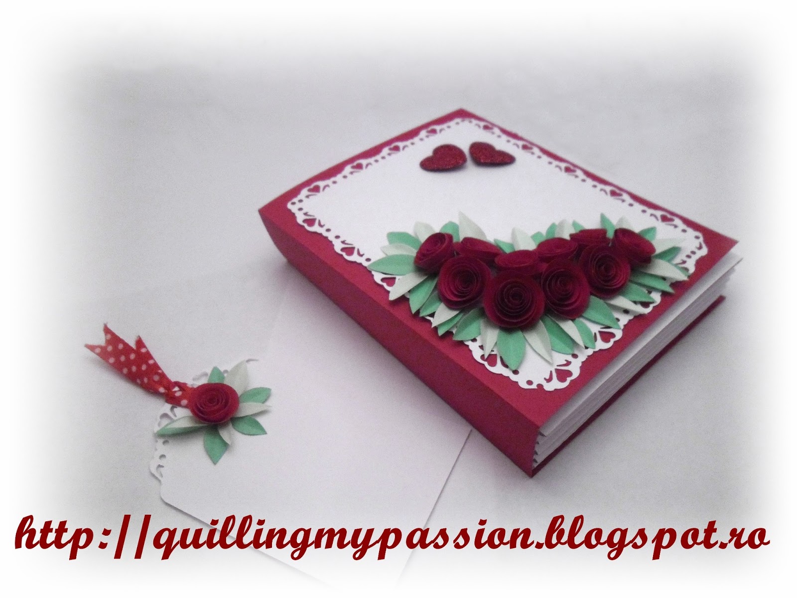 quilling my passion quilled book card