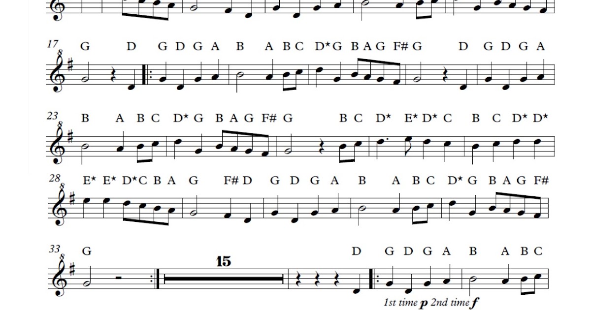 Music at Chadwell Recorder Club British Grenadiers March