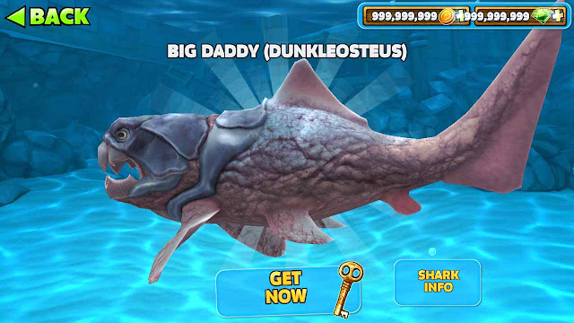 cara mendapatkan big daddy di hungry shark evolution