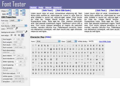 Font Tester - CSS Font Comparison Tool