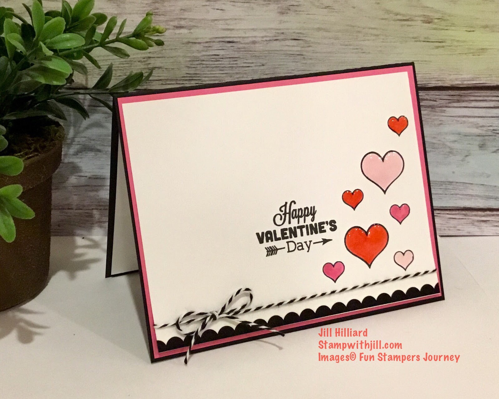 clean and simple valentine card jill's card creations