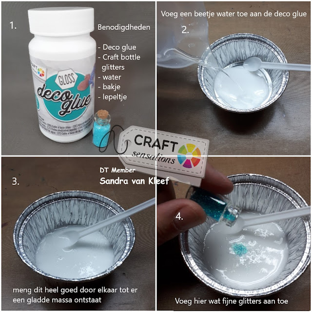 Craft Sensations Zelf glitterlijm maken