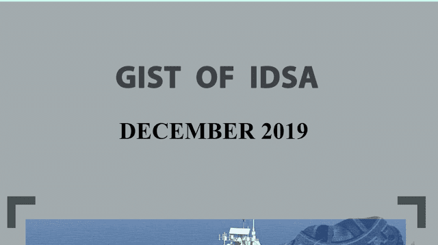 Gist of IDSA January 2020
