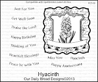 ODBD Stamp, Hyacinth