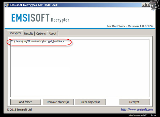 2016-06-15可怕的勒索病毒軟體ransomware BadBlock，有解了！被編碼後的檔案終於復原了！