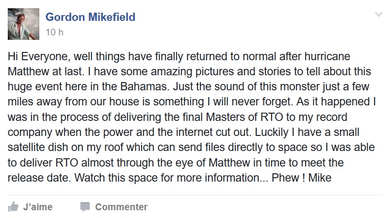 RETURN TO OMMADAWN : Des nouvelles de Mike Oldfield et une date de sortie prévue !  Message_mike_oldfield_rto_01november2016