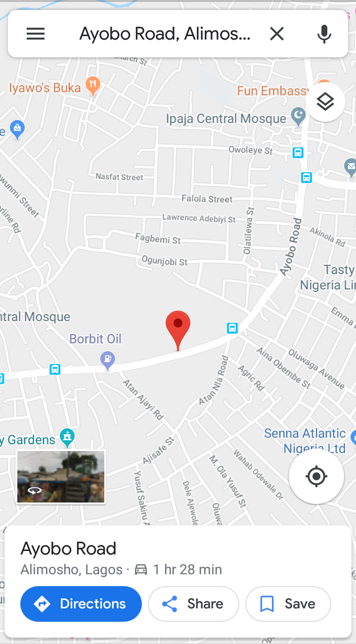 Ayobo Postal and Zip codes