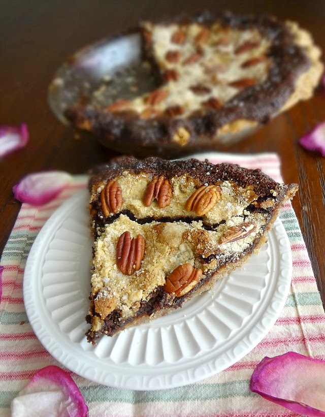 Chocolate Shoofly Pie with Pecan Whole Wheat Crust Chocolate Shoofly Pie with Pecan Whole Wheat Crust