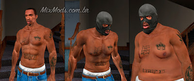gta sa mod cj em hd player.img roupas hd clothes ezekiel insanity