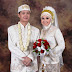 Model Baju Pasangan Pengantin Muslim