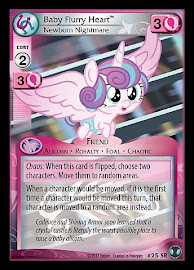 My Little Pony Baby Flurry Heart, Newborn Nightmare Defenders of Equestria CCG Card