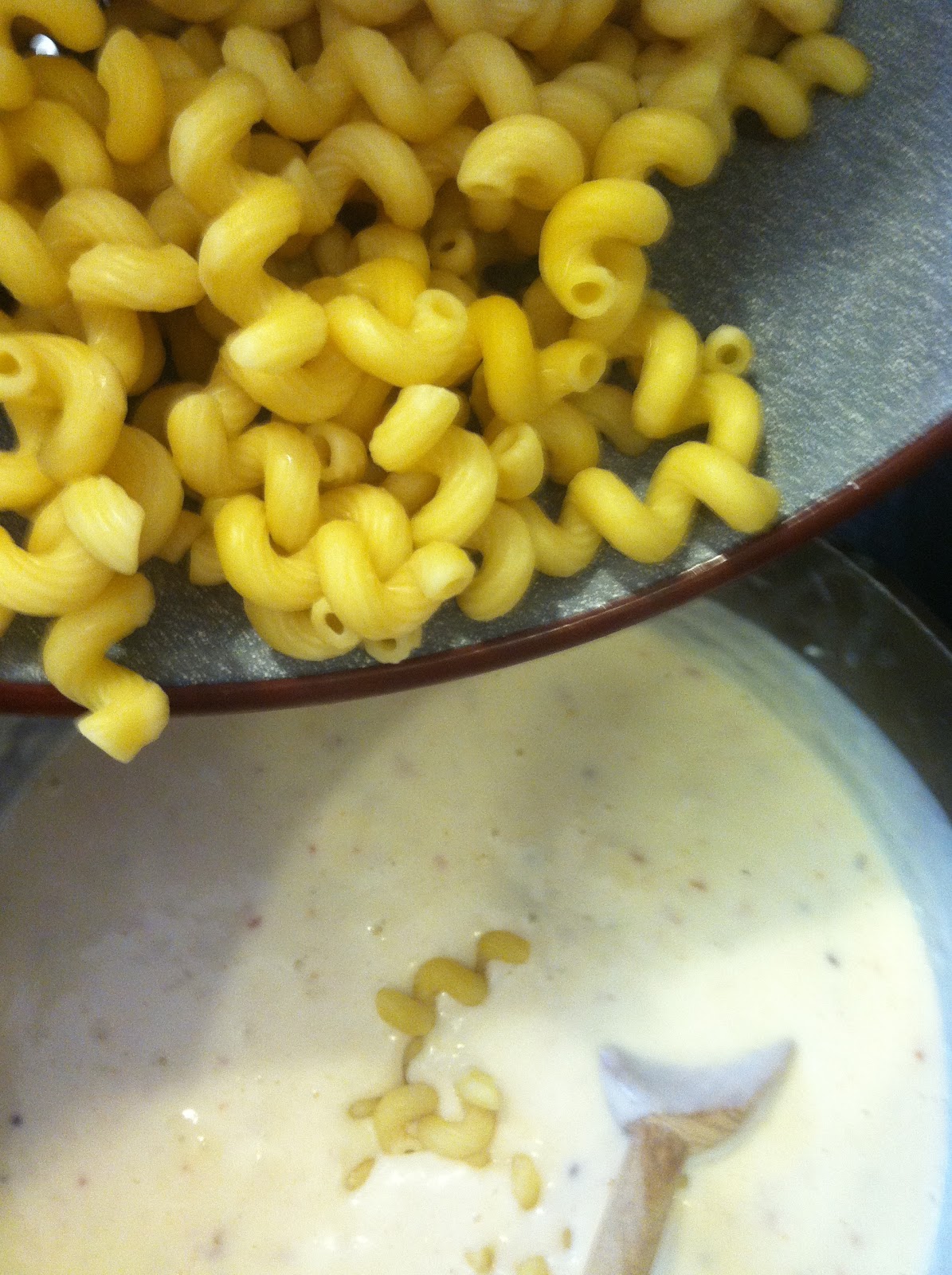 COOKING POOR, EATING RICH Lactose Intolerance be danged. Macncheese.