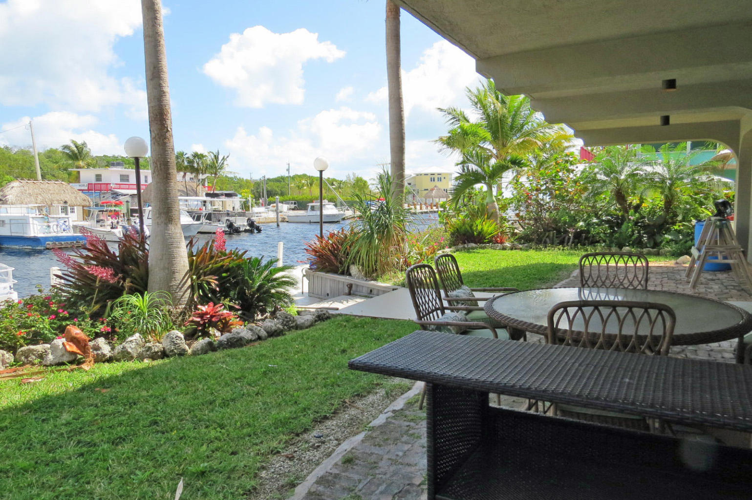 Real Estate in the Florida Keys Canal front Duplex (Both sides!) in Key Largo 975K