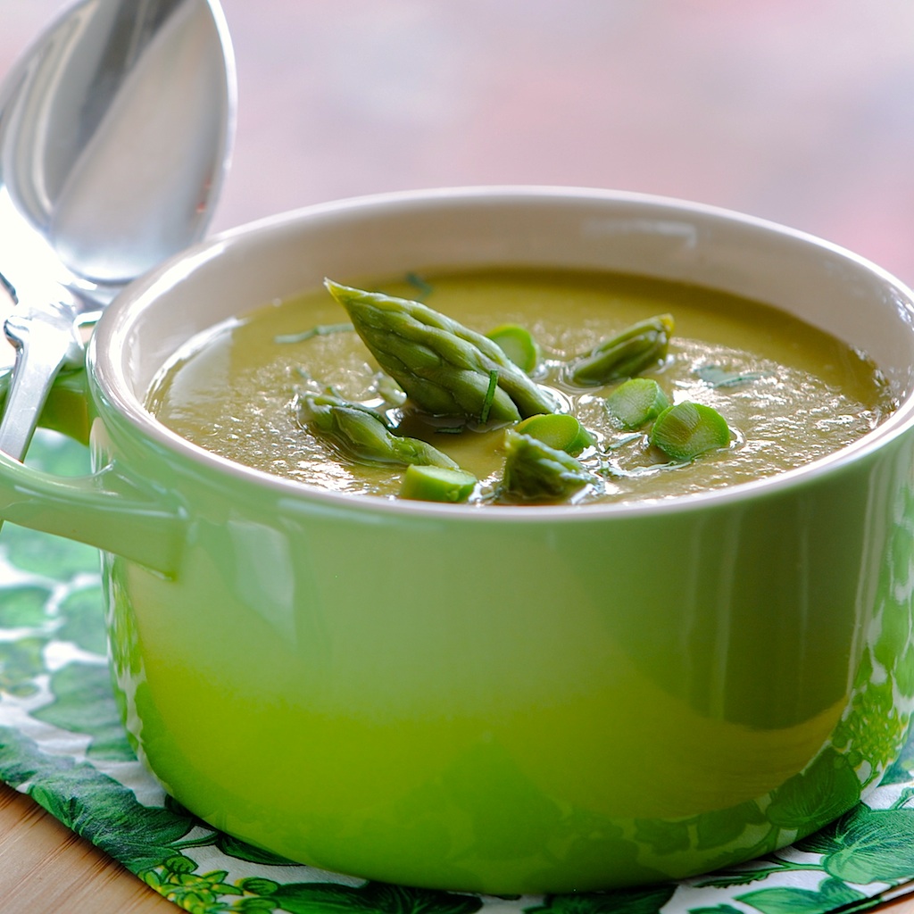 JULES FOOD... Velvety Cream of Asparagus Soup...non dairy