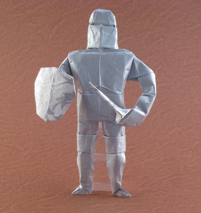 origami Knight Gilgado Magica 3D ~ easy instructions to origami