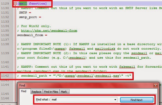 Sendmail path. Sendmail path