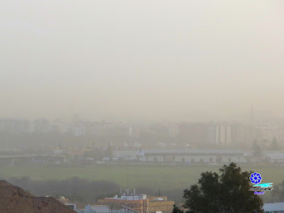 Sevilla - Contaminación por polvo sahariano