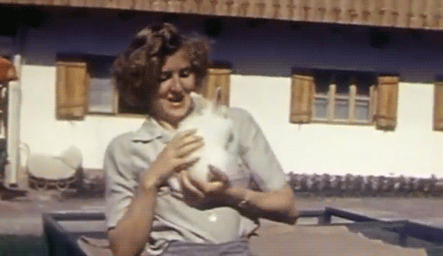 Hitler Eva Braun color photos World War II worldwartwo.filminspector.com